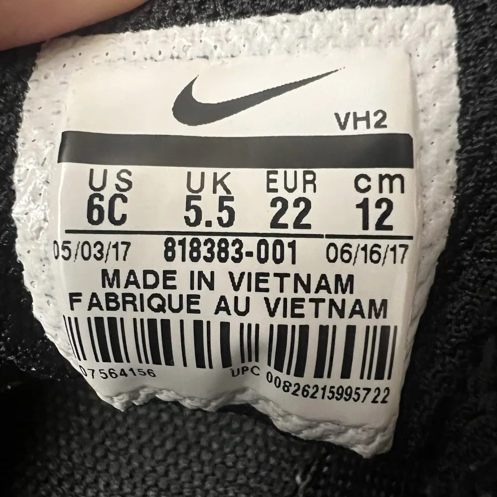 Nike‎ Tanjun (TDV) Infant/Toddler Shoe, Black/Black, 6C Sneakers